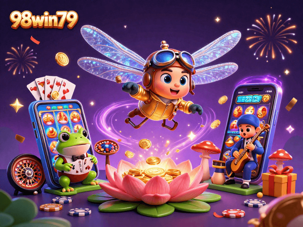 Engage with exciting games at 98win79, featuring colorful slots and dynamic casino action.