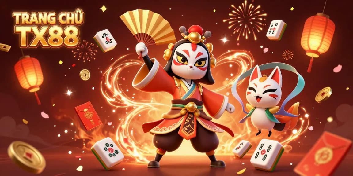 Experience excitement at TRANG CHỦ TX88 with vibrant 3D casino action featuring fortune elements.