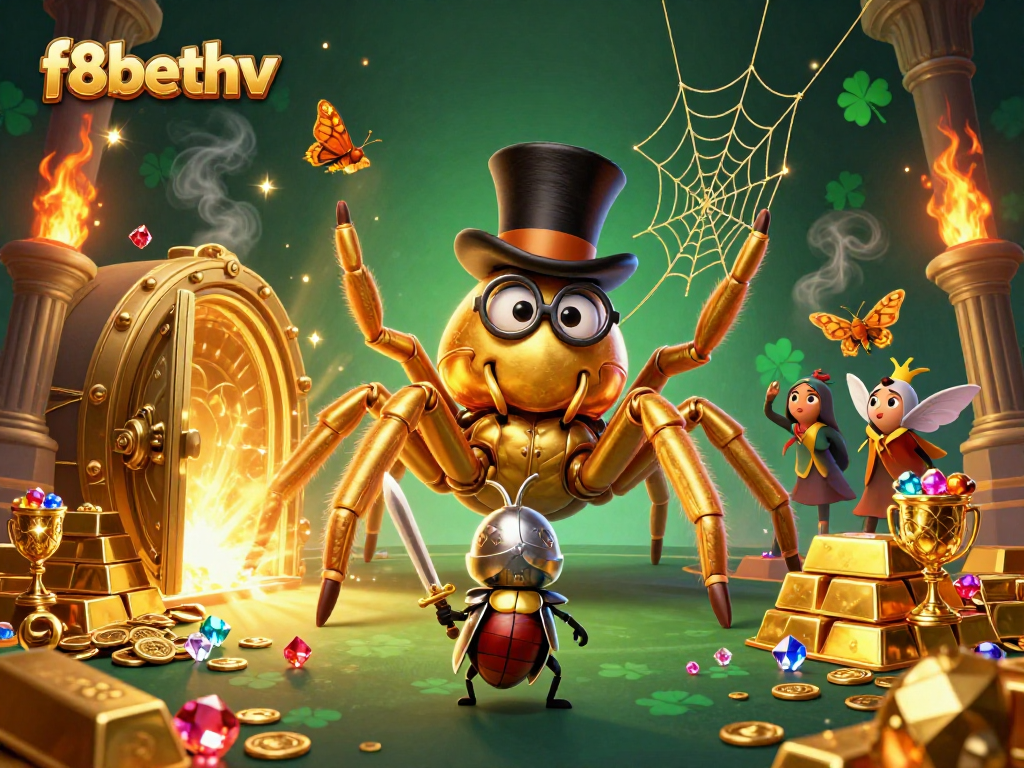 Join the adventurous journey with f8bethv as the golden tarantula spins webs of fortune in the casino realm.