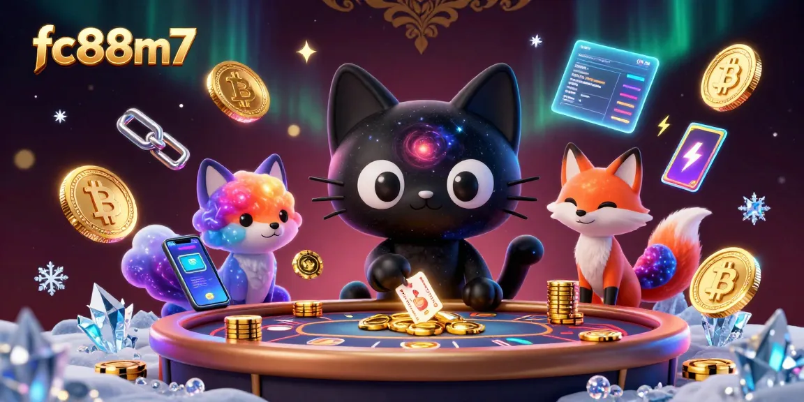 fc88m7 captivates players with a cosmic casino scene featuring unique characters and dynamic elements
