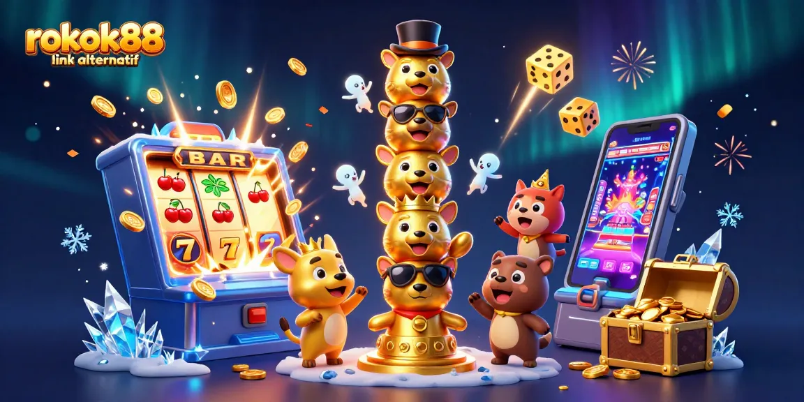 Experience excitement with rokok88 link alternatif in a vibrant casino setting filled with jackpots and rewards.