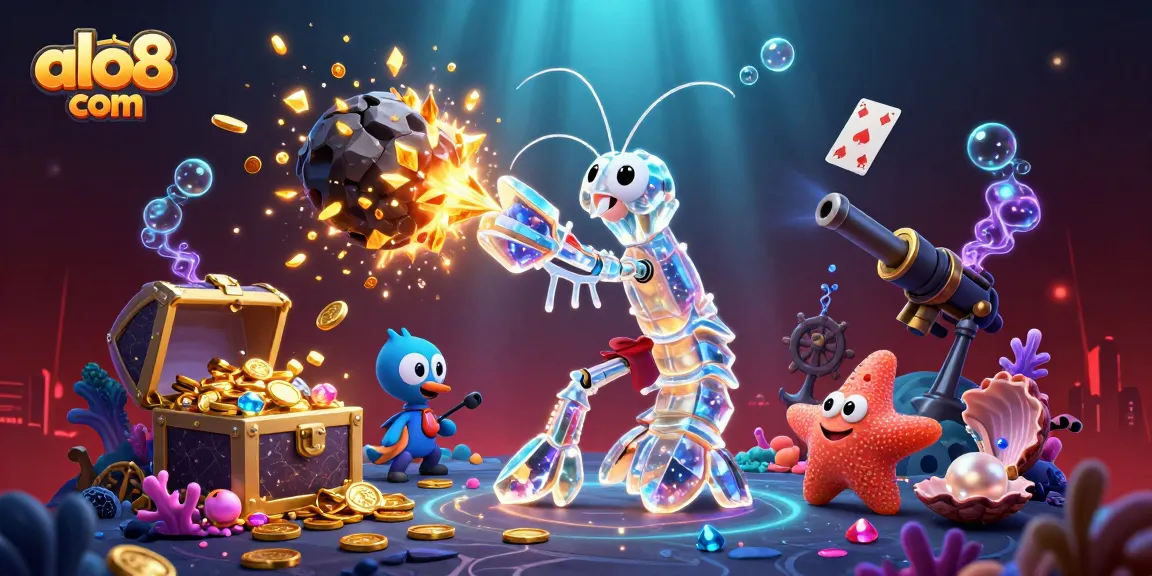 Engage with the exciting beats of alo8 com through intricate underwater scenes of gaming gems and strategy.
