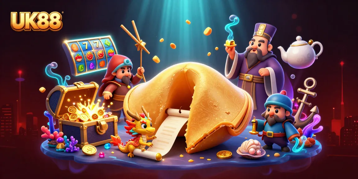 Experience the thrilling gameplay at UK88 with dynamic slot machine elements and vibrant casino visuals.