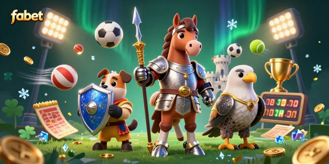 Experience the thrill of betting with fabet through dynamic sports elements and captivating characters.