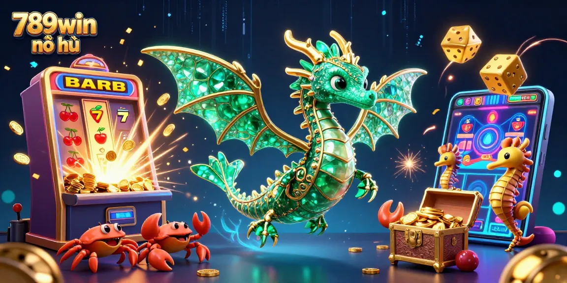 Spin to win with thrilling 789win nổ hũ treasures in a dynamic 3D casino scene.