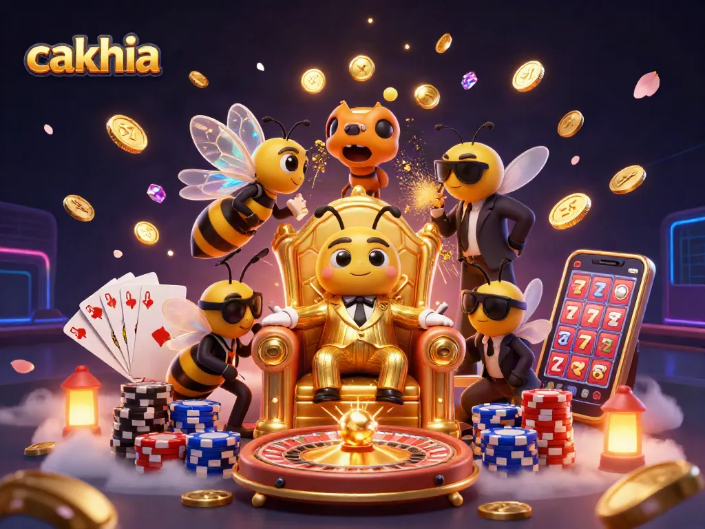 Experience the thrill of cakhia with vibrant slots and engaging gameplay in a dynamic scene.
