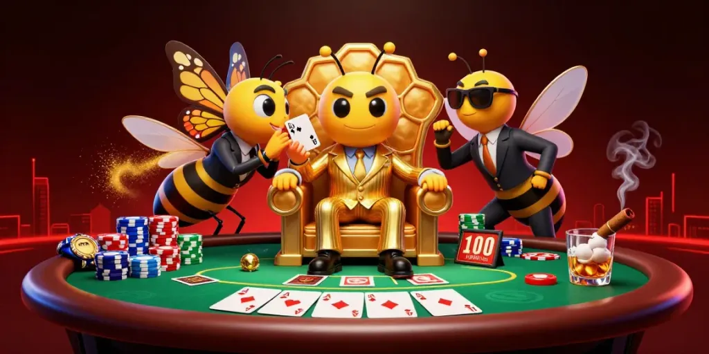 Experience thrilling poker action with the tr88 mob boss in a luxurious poker scene.