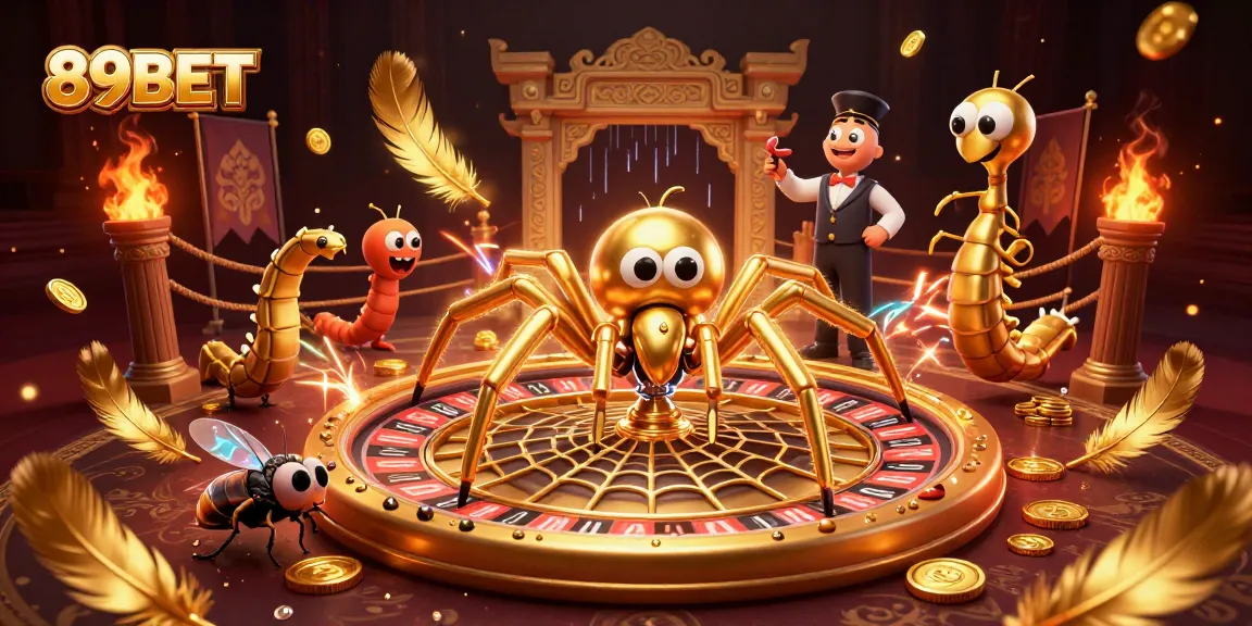 Spin the wheel with 89BET’s unique casino experience as a fly places bets nervously.