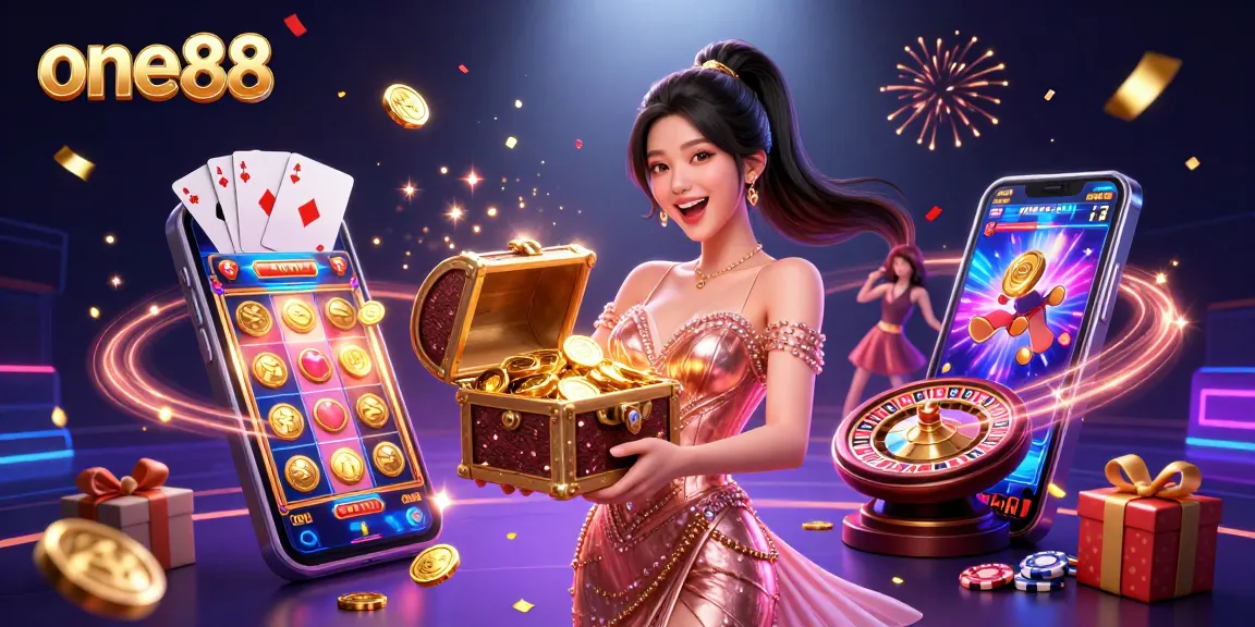 Play exciting games with one88 in a treasure-filled casino experience, featuring stunning visuals and engaging gameplay.