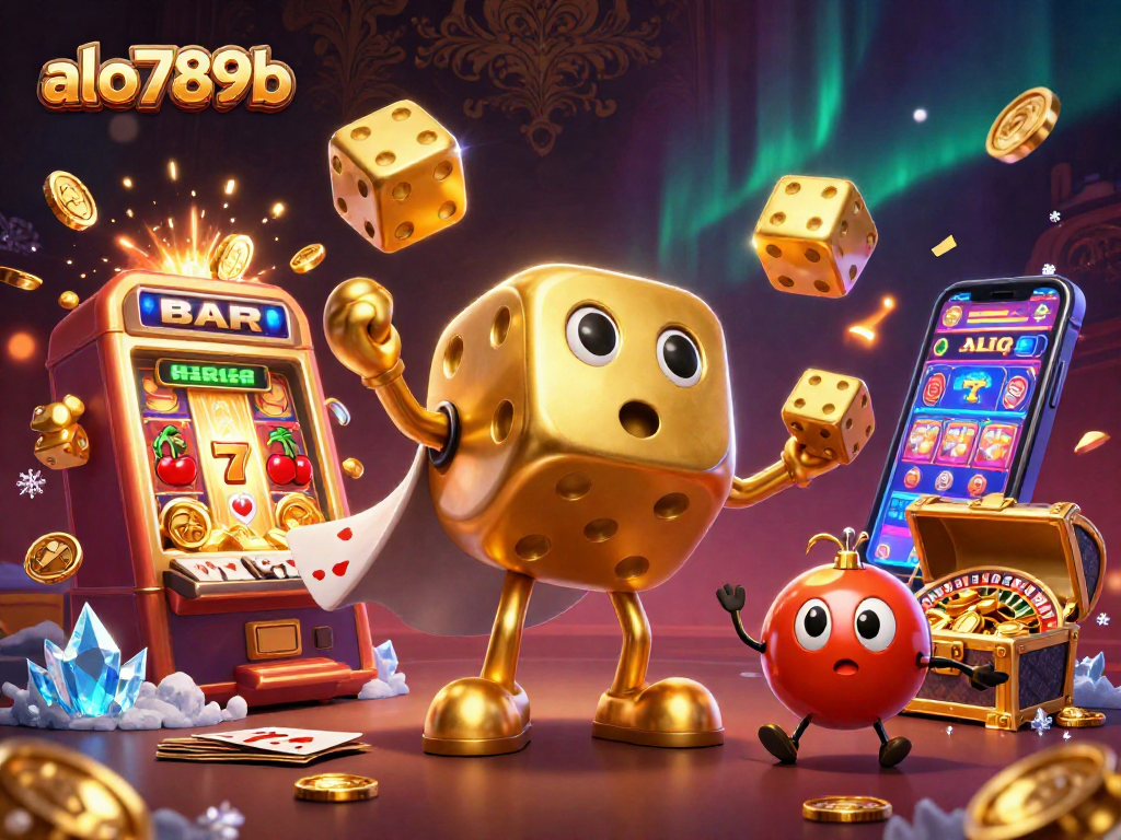 Experience thrilling gameplay with alo789b's vibrant casino action featuring golden dice, jackpots, and more.