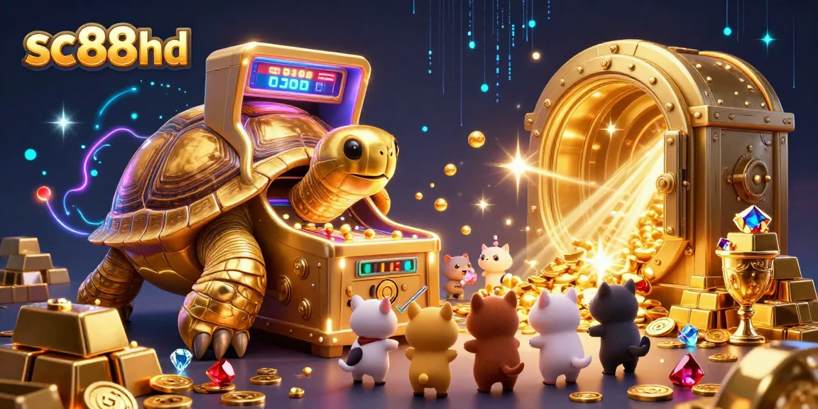 Play thrilling games at sc88hd with a colossal golden tortoise and exciting treasures.