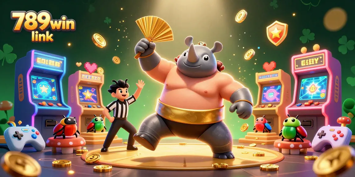 Experience thrilling wins with 789win link as the sumo champion beetle stomps coins everywhere!