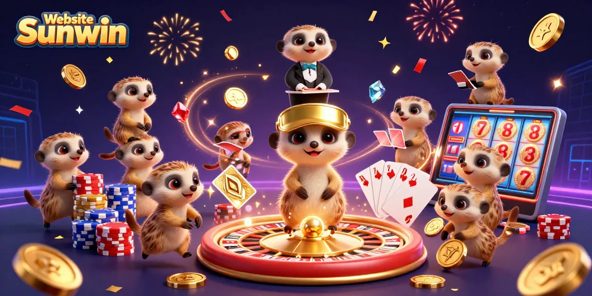 Engage in thrilling gameplay at Website Sunwin with lively meerkats running their vibrant casino.