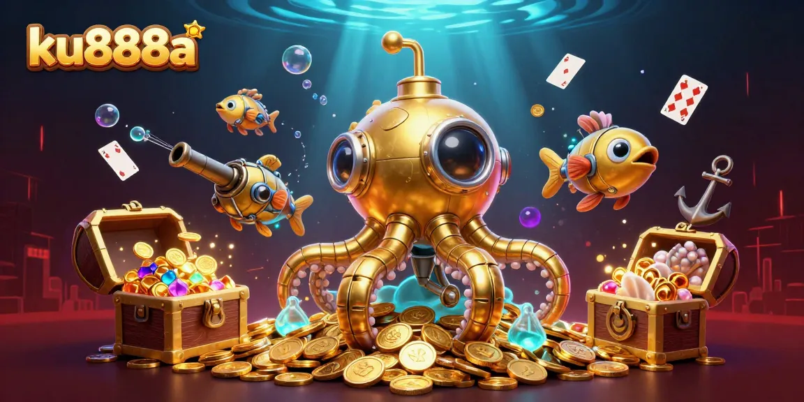 Engage in thrilling gameplay at ku888a with dynamic underwater characters and eye-catching visuals.