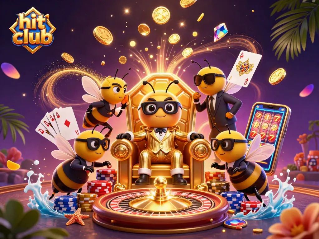 Experience the excitement of hit club with lavish casino elements and a buzzing bumblebee mob boss.