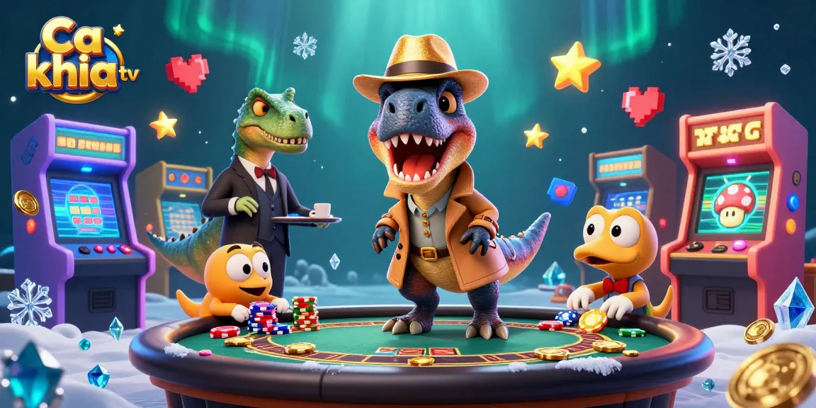 Enjoy streaming Ca khia tv while a velociraptor and friends engage in high-stakes casino mischief.
