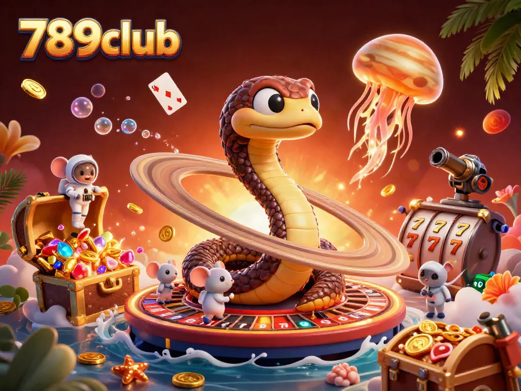 Experience thrilling gameplay at 789club with vibrant casino elements and lively characters.