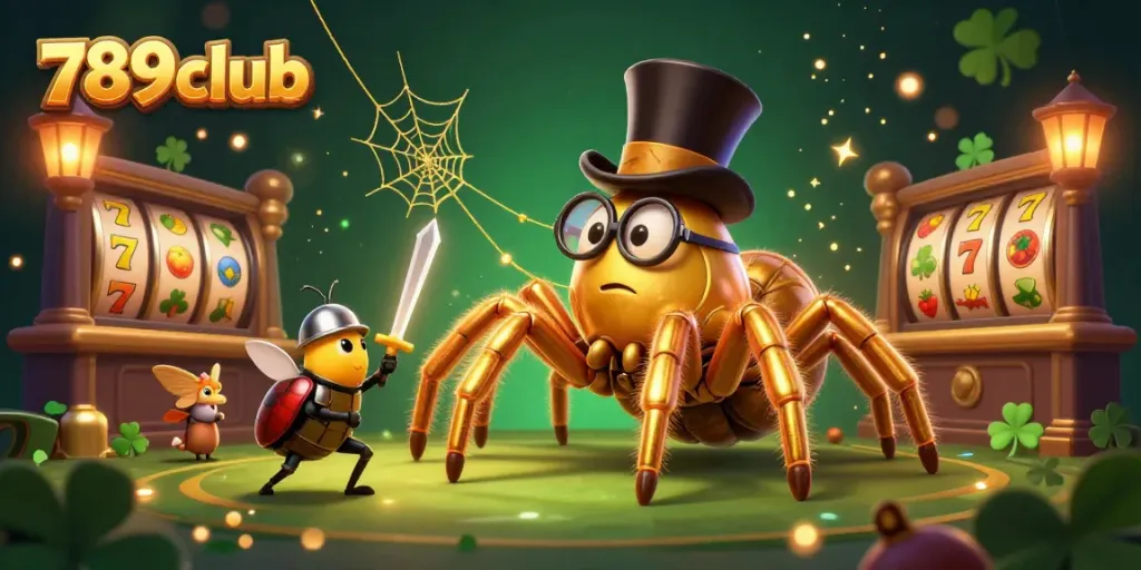 Experience winning thrills at 789club with golden characters and dynamic slot gaming elements.